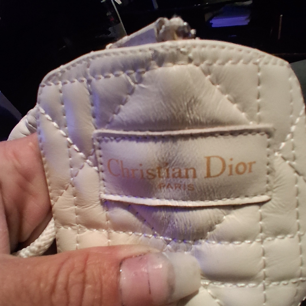 CHRISTIAN DIOR 2023 D-Leader white Cannage quilted leather ankle boots EU39 - Picture 2 of 4